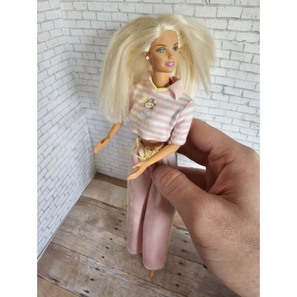 2000 Mattel Bedtime Baby Barbie Blonde Doll Rocking Mechanism Works As Is - Picture 6 of 6